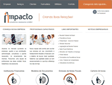 Tablet Screenshot of impacto-es.com.br